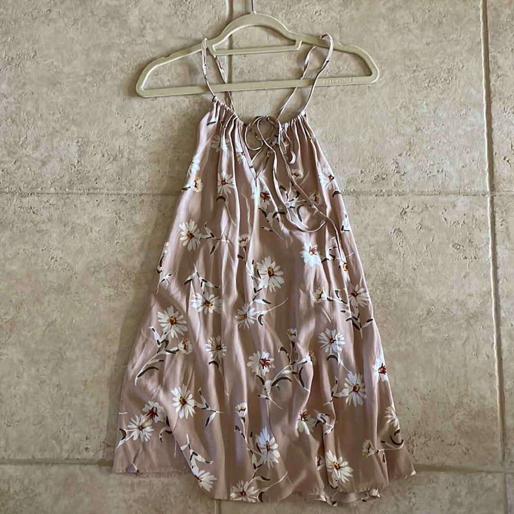 Tobi mauve floral strappy sundress